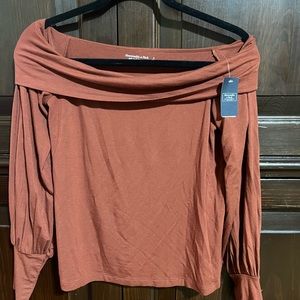 Abercrombie off the shoulder